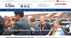 Desktop Screenshot of himalayajourneys.com